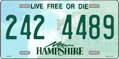 NH license plate 2424489