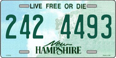 NH license plate 2424493