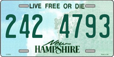 NH license plate 2424793