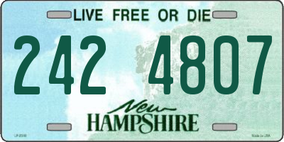 NH license plate 2424807