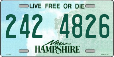 NH license plate 2424826