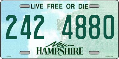 NH license plate 2424880