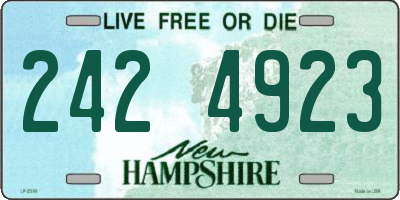 NH license plate 2424923
