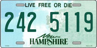 NH license plate 2425119