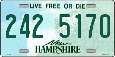 NH license plate 2425170