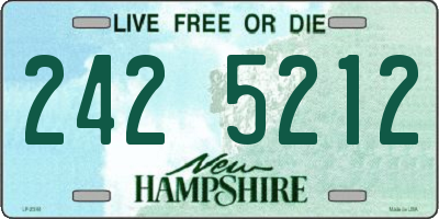NH license plate 2425212