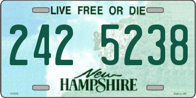 NH license plate 2425238
