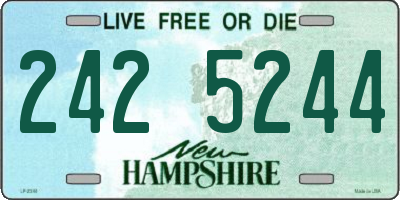 NH license plate 2425244