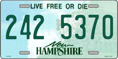 NH license plate 2425370