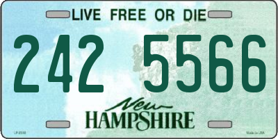 NH license plate 2425566