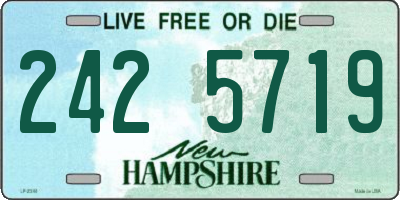 NH license plate 2425719