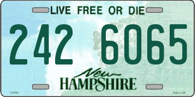 NH license plate 2426065