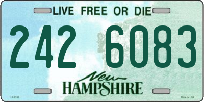 NH license plate 2426083