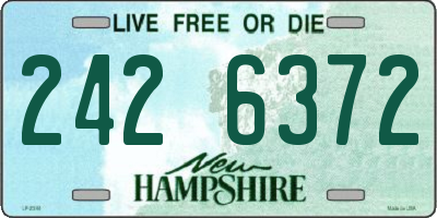NH license plate 2426372