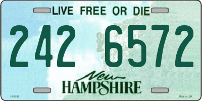 NH license plate 2426572