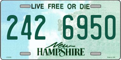 NH license plate 2426950