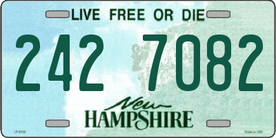 NH license plate 2427082