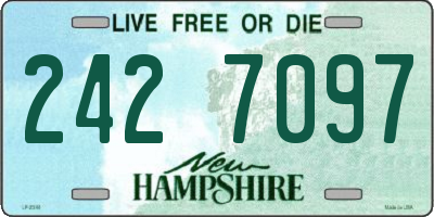 NH license plate 2427097