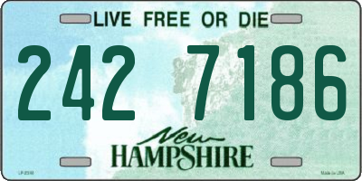 NH license plate 2427186