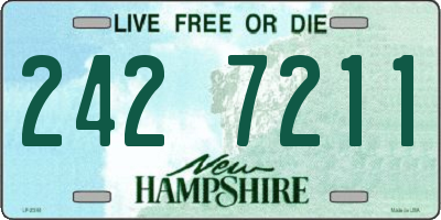 NH license plate 2427211