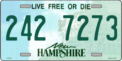 NH license plate 2427273