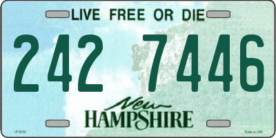 NH license plate 2427446