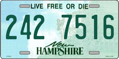 NH license plate 2427516
