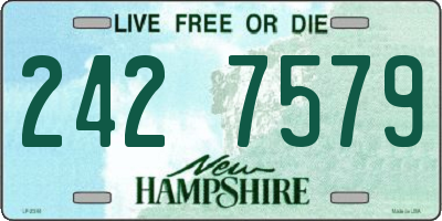 NH license plate 2427579