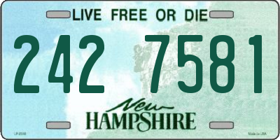NH license plate 2427581