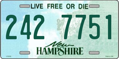 NH license plate 2427751