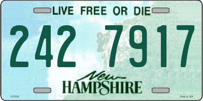 NH license plate 2427917