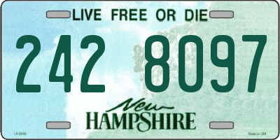 NH license plate 2428097