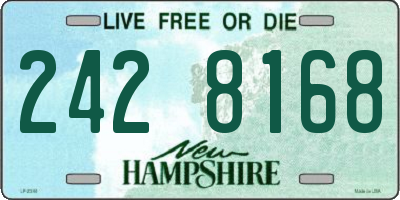 NH license plate 2428168