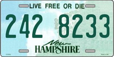 NH license plate 2428233