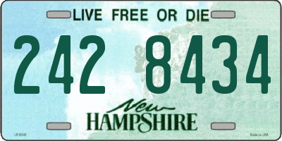 NH license plate 2428434