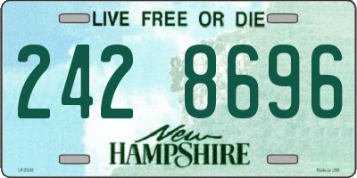 NH license plate 2428696