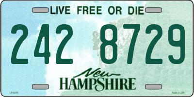 NH license plate 2428729