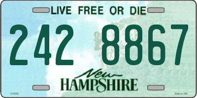 NH license plate 2428867