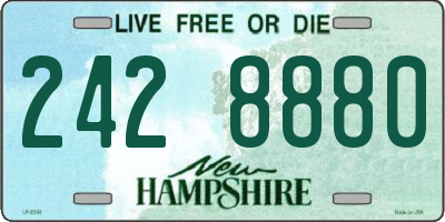 NH license plate 2428880