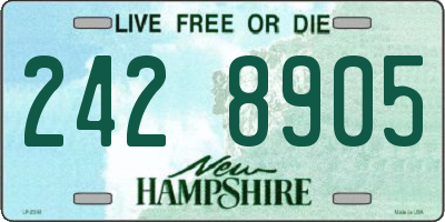 NH license plate 2428905