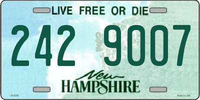 NH license plate 2429007