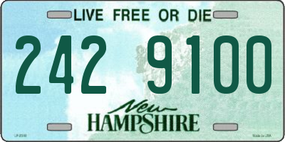 NH license plate 2429100