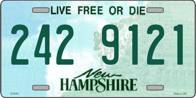 NH license plate 2429121