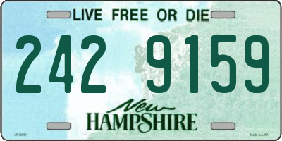 NH license plate 2429159