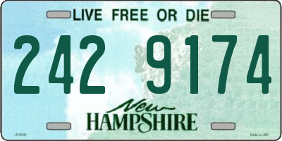 NH license plate 2429174