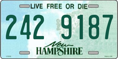 NH license plate 2429187