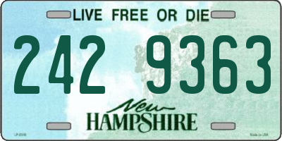NH license plate 2429363