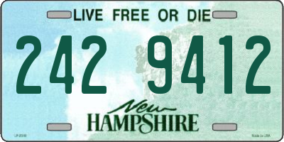 NH license plate 2429412