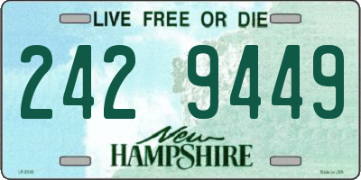 NH license plate 2429449
