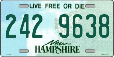 NH license plate 2429638